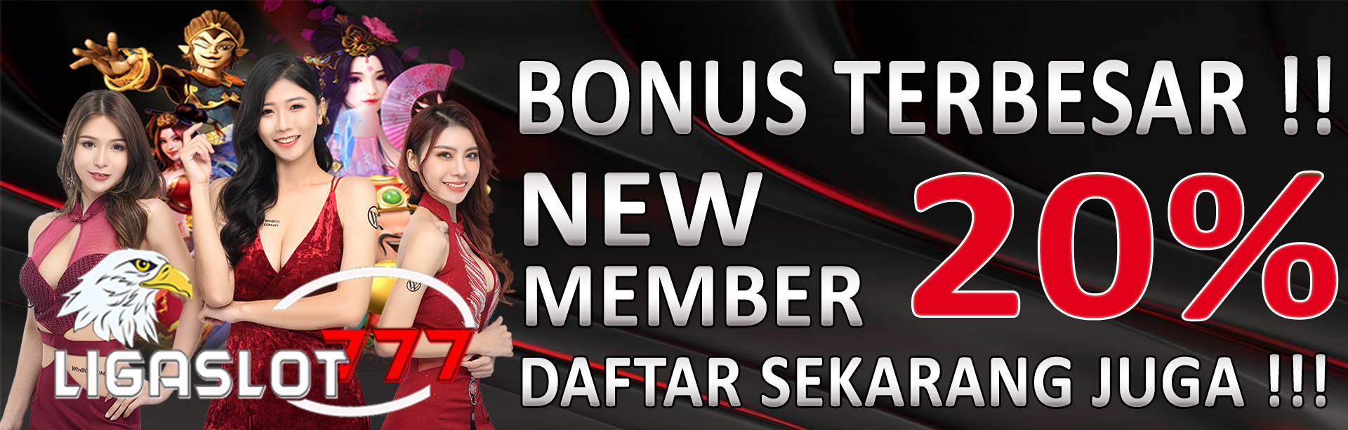 Promo New member 20% Ligaslot777