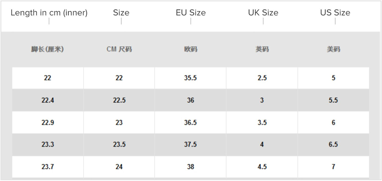 Clothing Size Guide | baopals.com