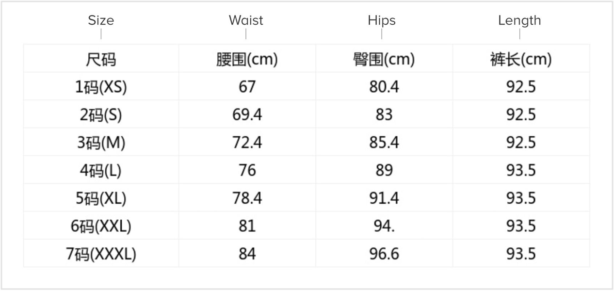 Clothing Size Guide | baopals.com