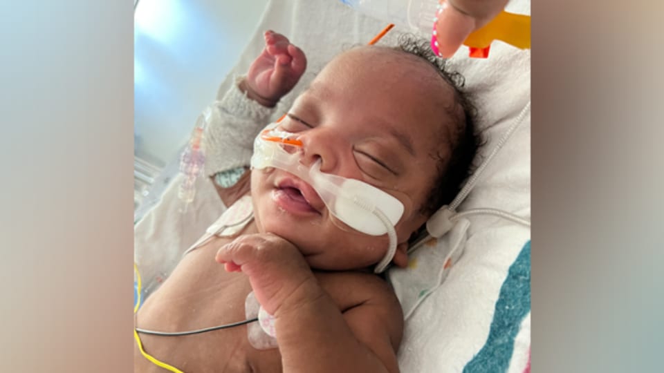 NICU heart patient Jaden Stewart