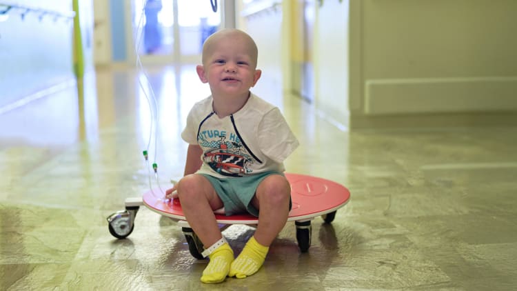 pediatric cancer patient at wolfson children's hospital