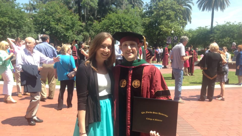 Image of Dr. Klawinski at his graduation