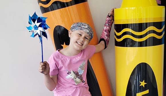 Pediatric cancer patient Mila