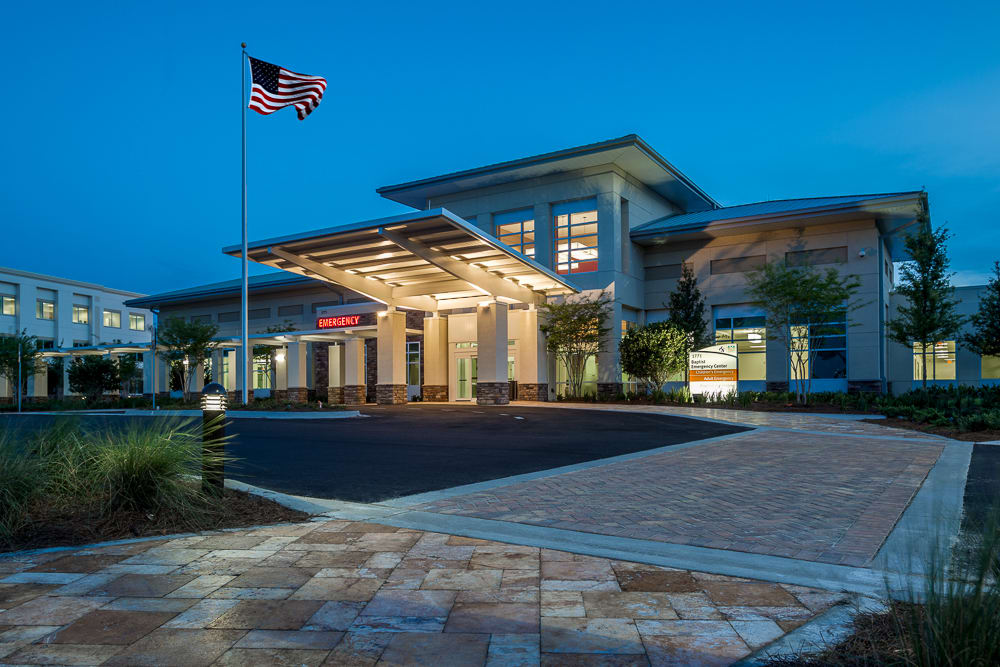 Baptist Clay Medical Center, architectural exterior