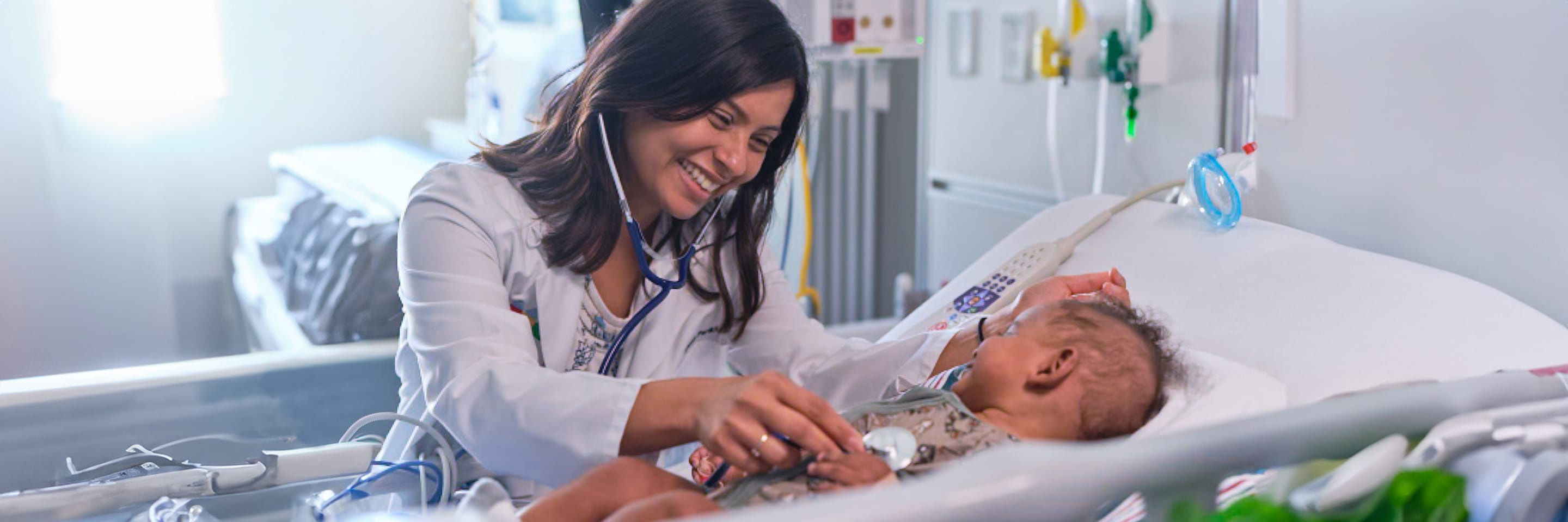 Pediatric heart patient with provider