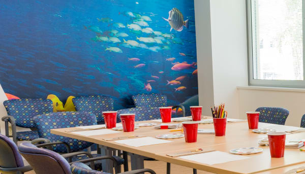 Wolfson Children's Hospital art room