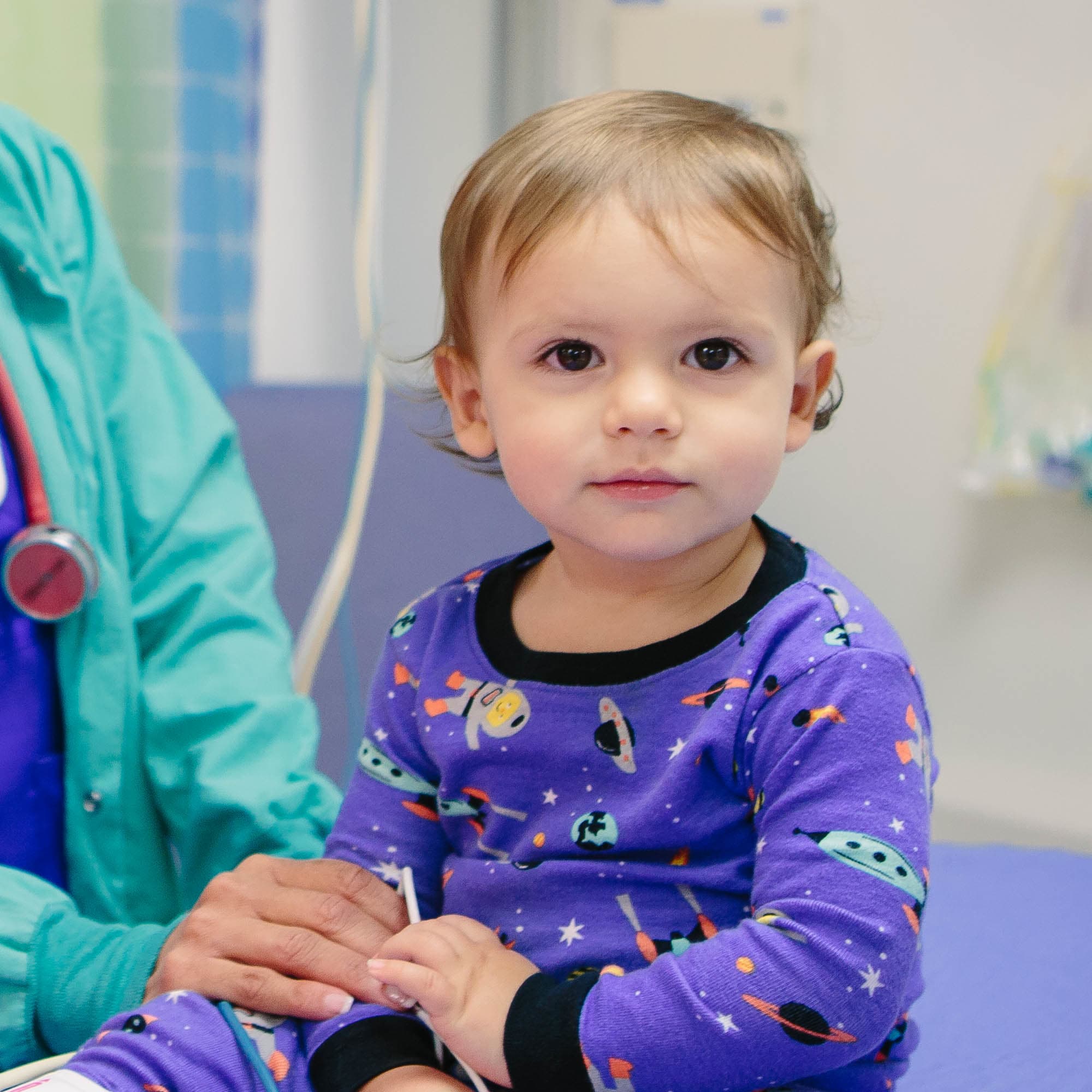 child getting ready for surgery