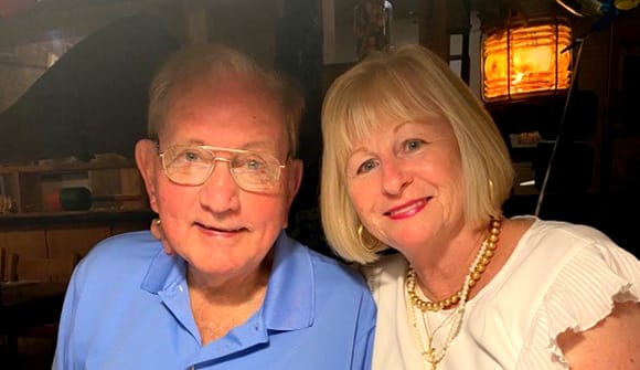 Dr. and Mrs. Mayo pictured smiling.