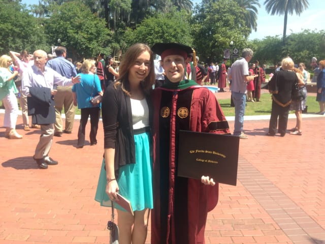 Image of Dr. Klawinski at his graduation