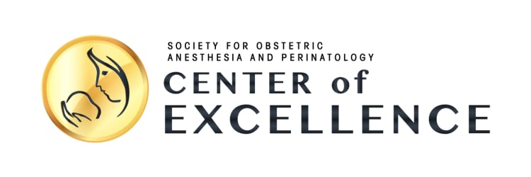 Society for Obstetrics Anesthesia and Perinatology Center for Excellence Logo