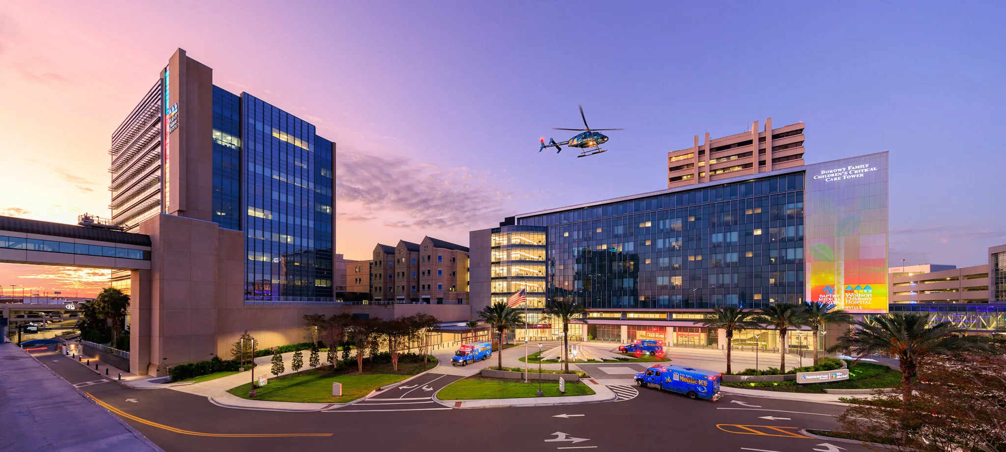 Exterior of Wolfson Children's hospital