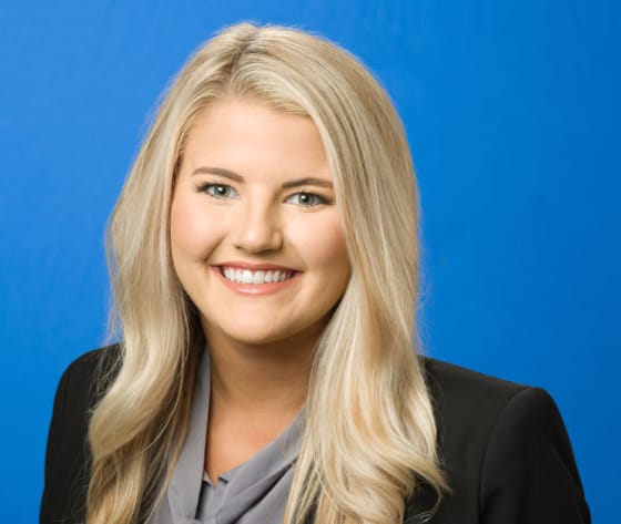 A headshot of Aubrie Miller, physician liaison.