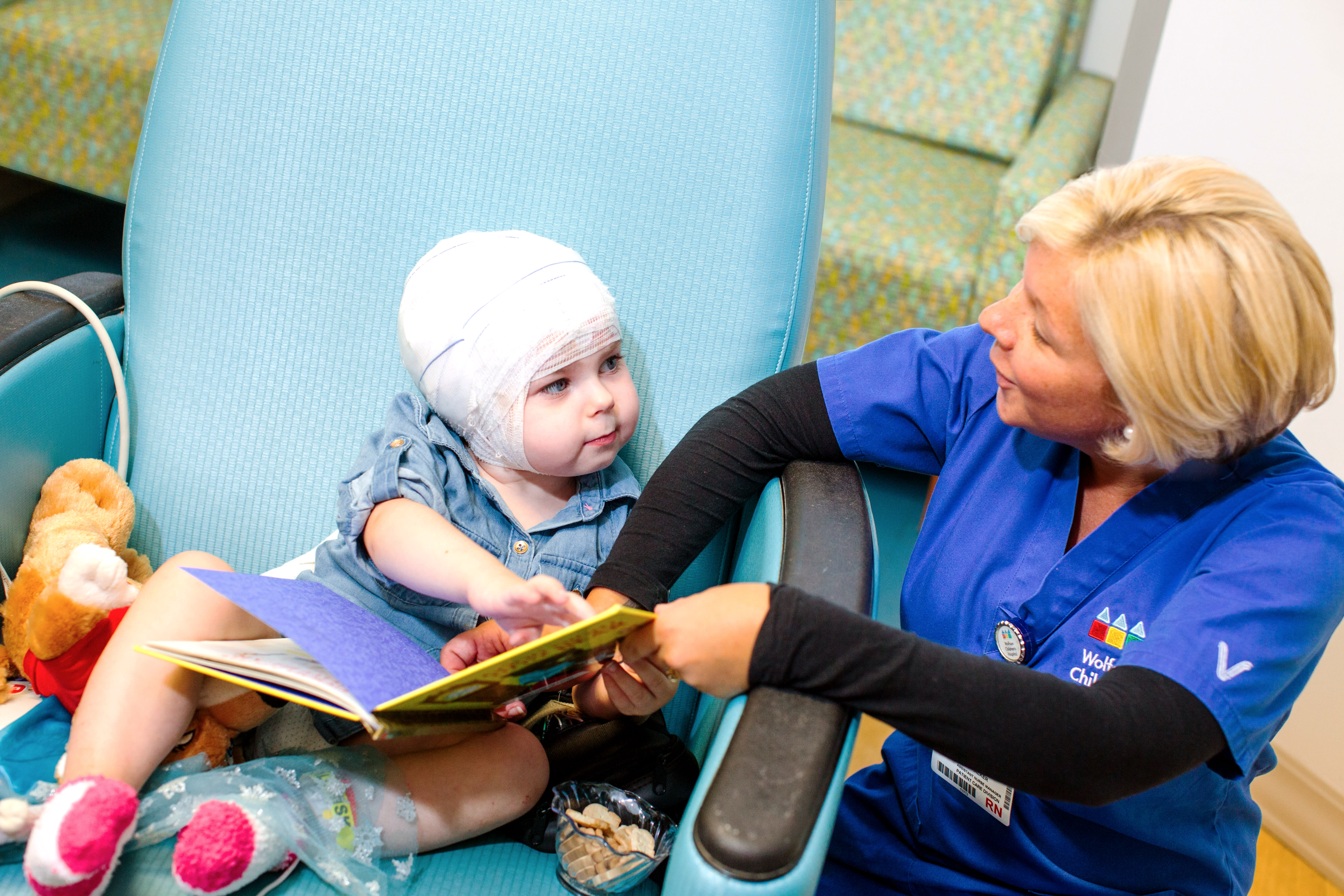 pediatric brain surgery patient