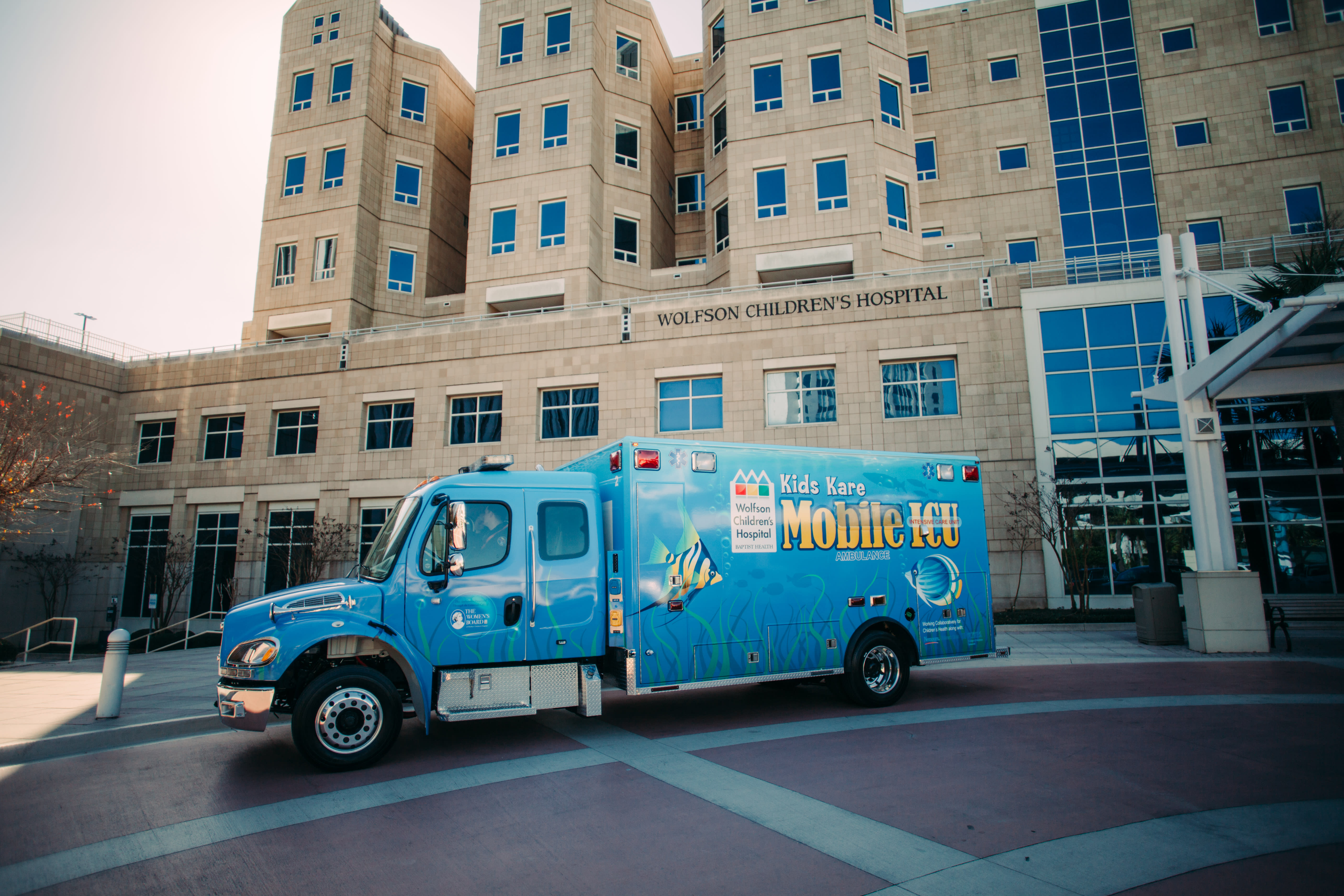 Wolfson Children's Hospital Kids Kare Mobile ICU