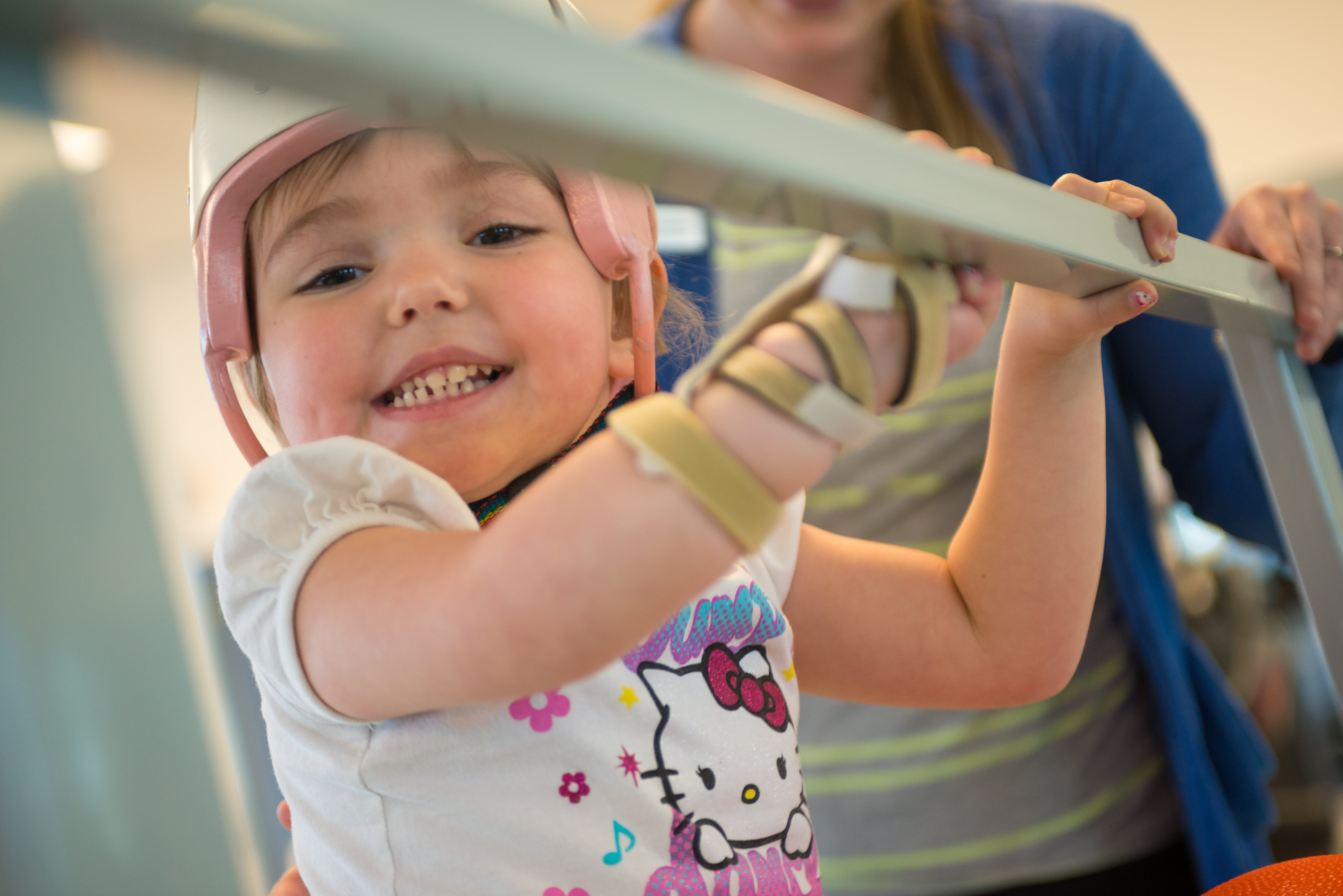 Pediatric physical therapy patient