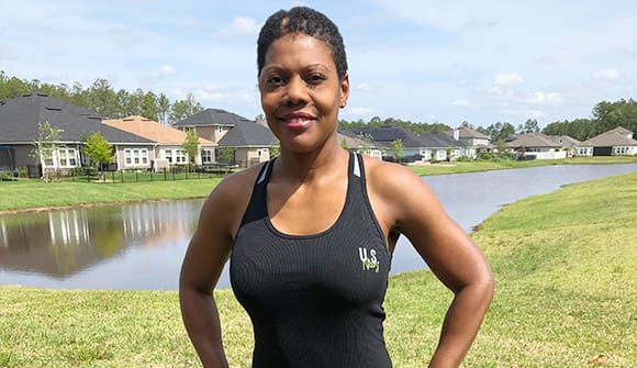 Fitness competitor
