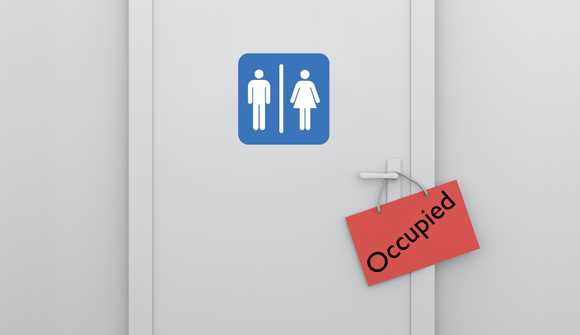 Bathroom door