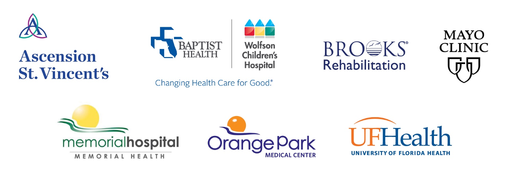 Logos for cooperating hospitals