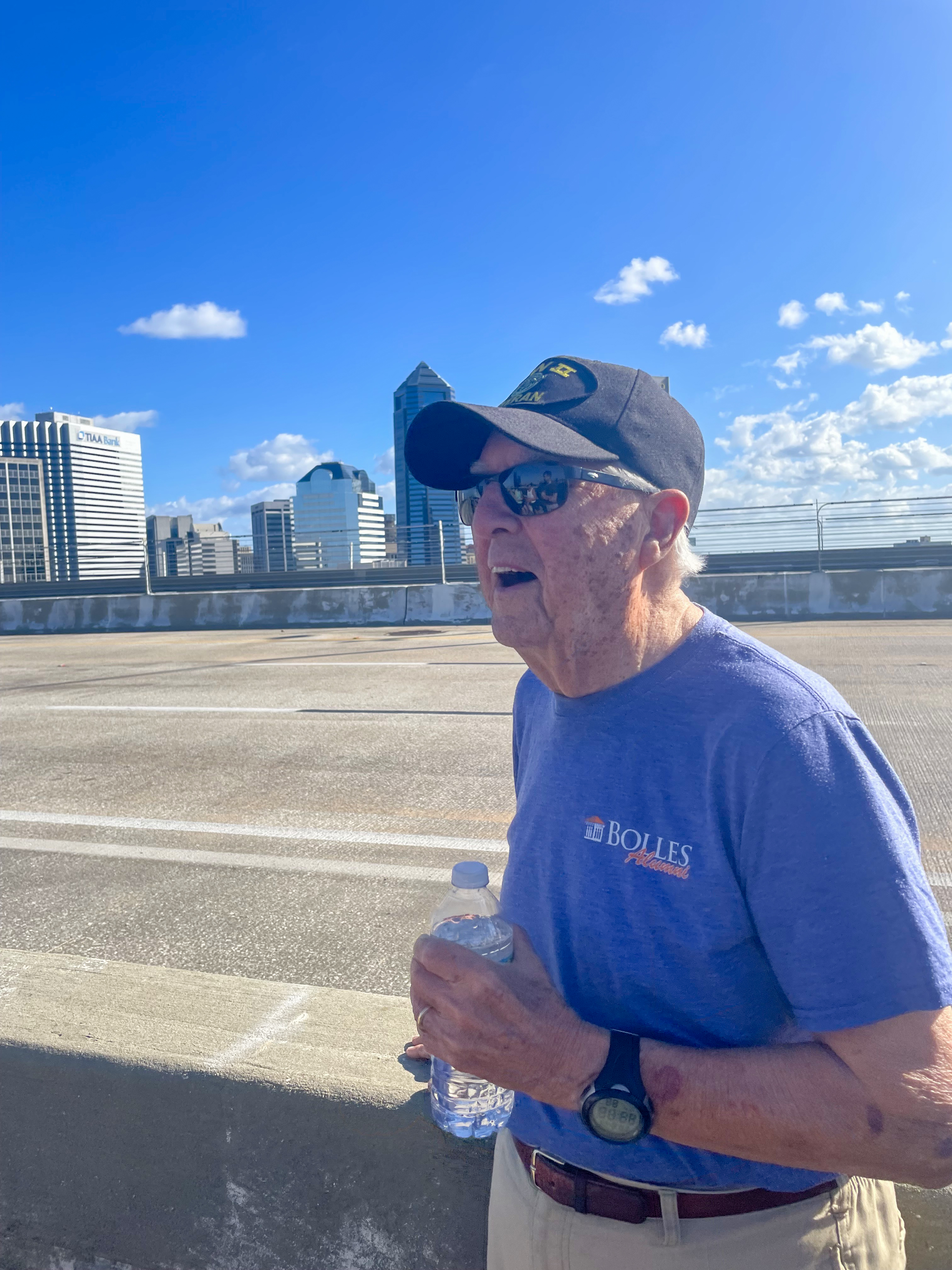 Man on Bridge