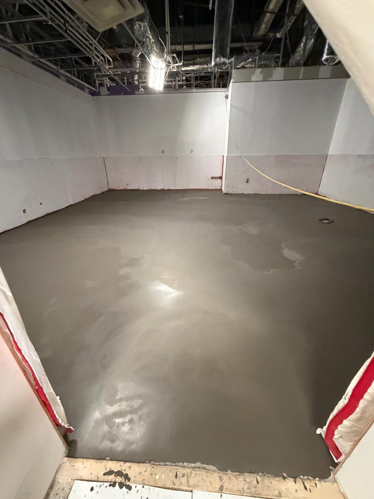Self-Leveling Underlayment — Commercial Pour — Virginia