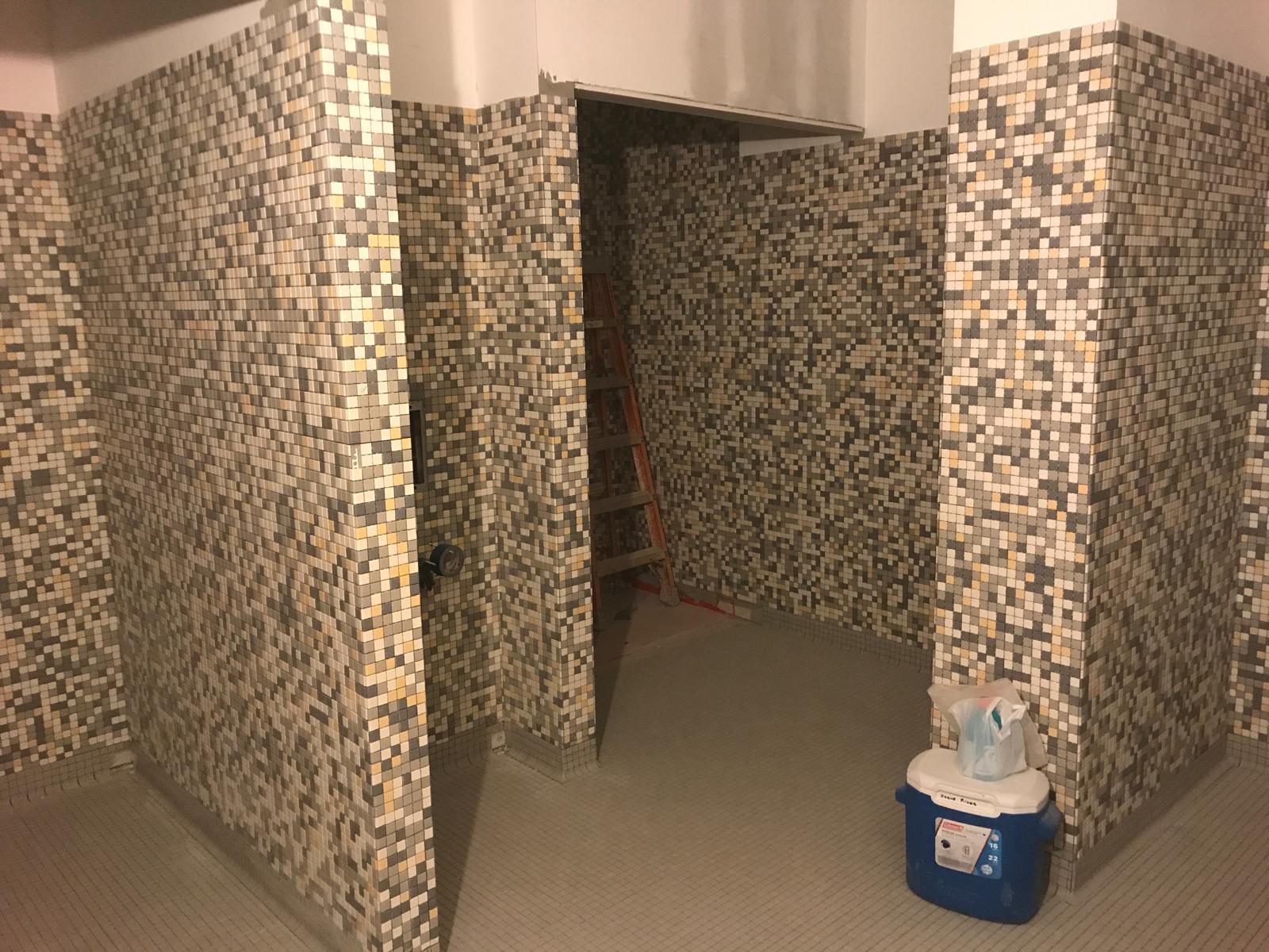 Commercial Mosaic Restroom — South Carolina