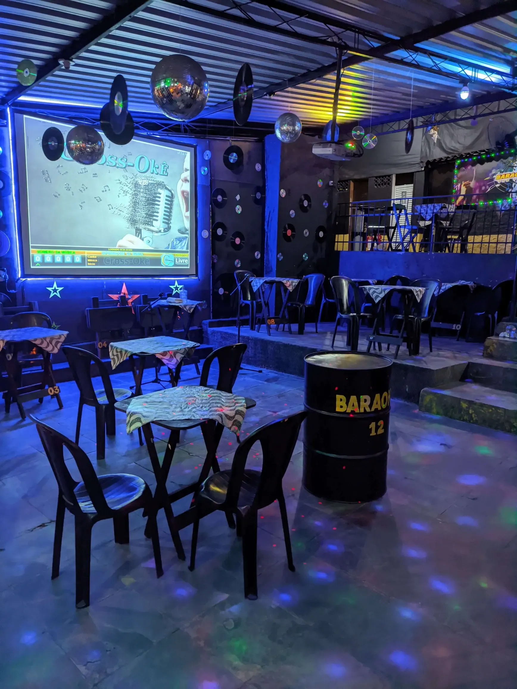 Parte de baixo do Baraokê