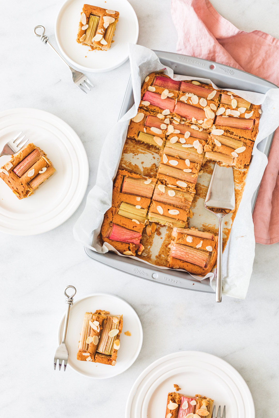 Vegan Gluten Free Rhubarb Cake Barbara Just