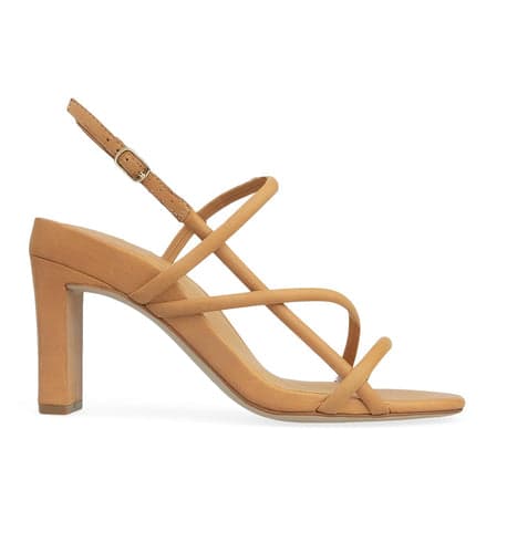 Godwit Tan Leather High Heels | Bared Footwear