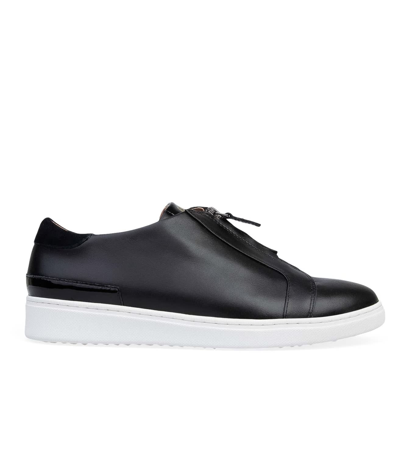 Koel 3 Black Leather Sneakers | Bared Footwear