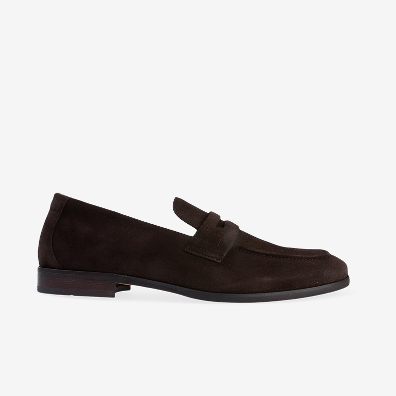 Electrum 2 Chocolate Suede Loafers