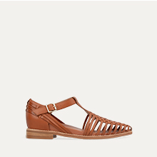 Honeyguide Terracotta Leather Woven Sandals