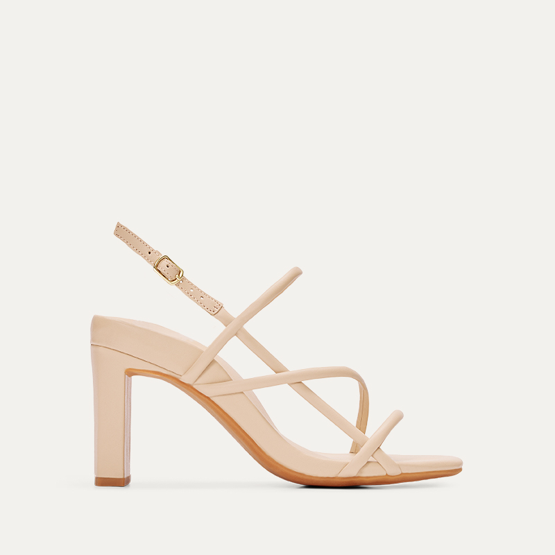 Godwit Sand Leather High Heels