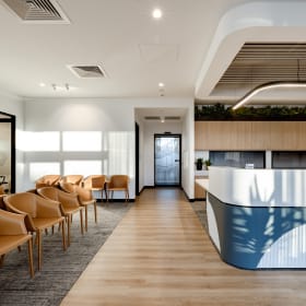 Hunter Hand Surgery - acoustically sound rehabilitation space