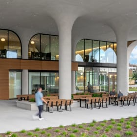 Innovative education campus at TCU showcasing the Terrain Collection