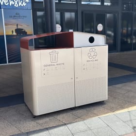 Refined, Contemporary Waste Solutions for the Westfield Westlakes Entry Upgrade