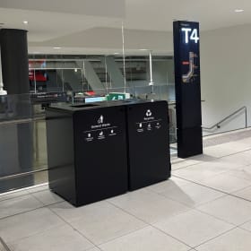 Melbourne Airport Standardized Waste Bin Design