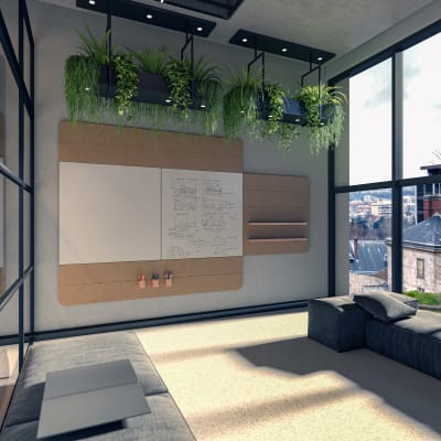 Cooee Collaboration Wall Tiles Meeting Room