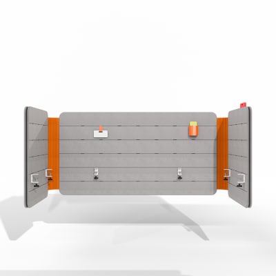 Cooee Productivity Accessory Pack on Desking Screen