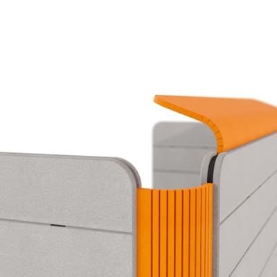 Desking Visor Side View Close