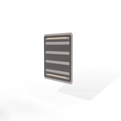 47.5 x 47 Cooee Collaboration Wallboard Radius Back