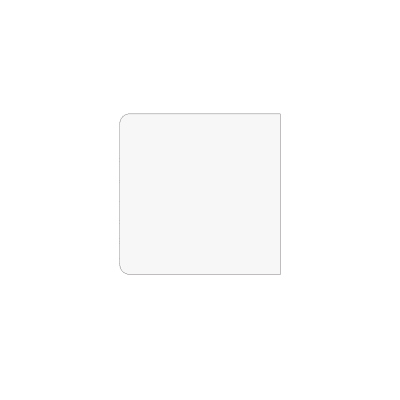 47.5 x 47 Whiteboard Radius Corner 47.5 x 47 Whiteboard Radius Corner