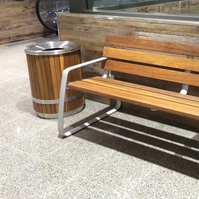 Bronte Litter Bin Single Install 2