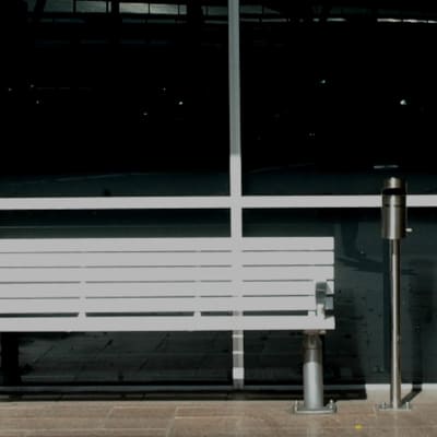 Dunalley Cigarette Bin Airport Detail