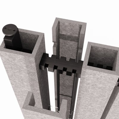 Double Sided Sticks Portrait Wide Assembly