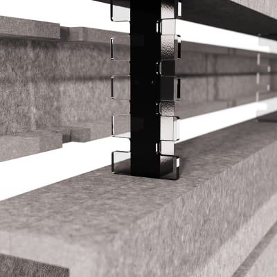 Double Sided Acrylic Comb Detail