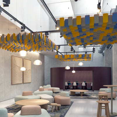 Mesh Baffles Short Offset