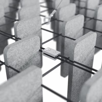 Mesh Baffle Detail Install