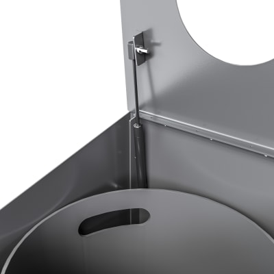 Torquay Litter Bin Gas Strut Detail