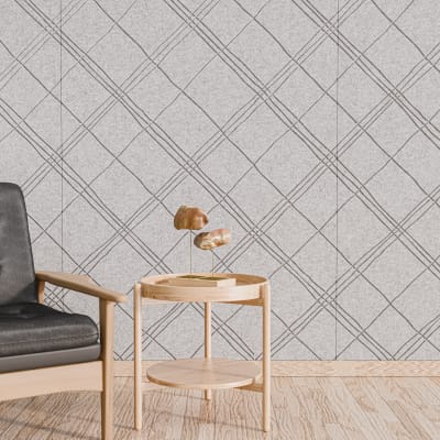 Organic Etch Plaid Smoke