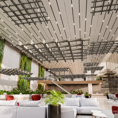 Beams Open Rafter - Pewter